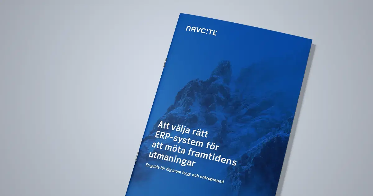 Omslag på guide för ERP